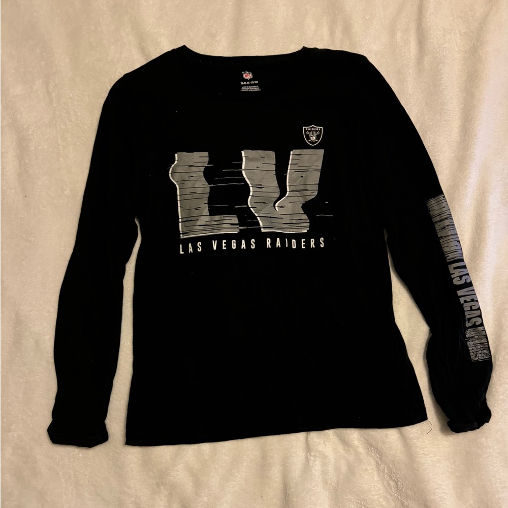 Las Vegas Raiders Long Sleeve Youth Medium